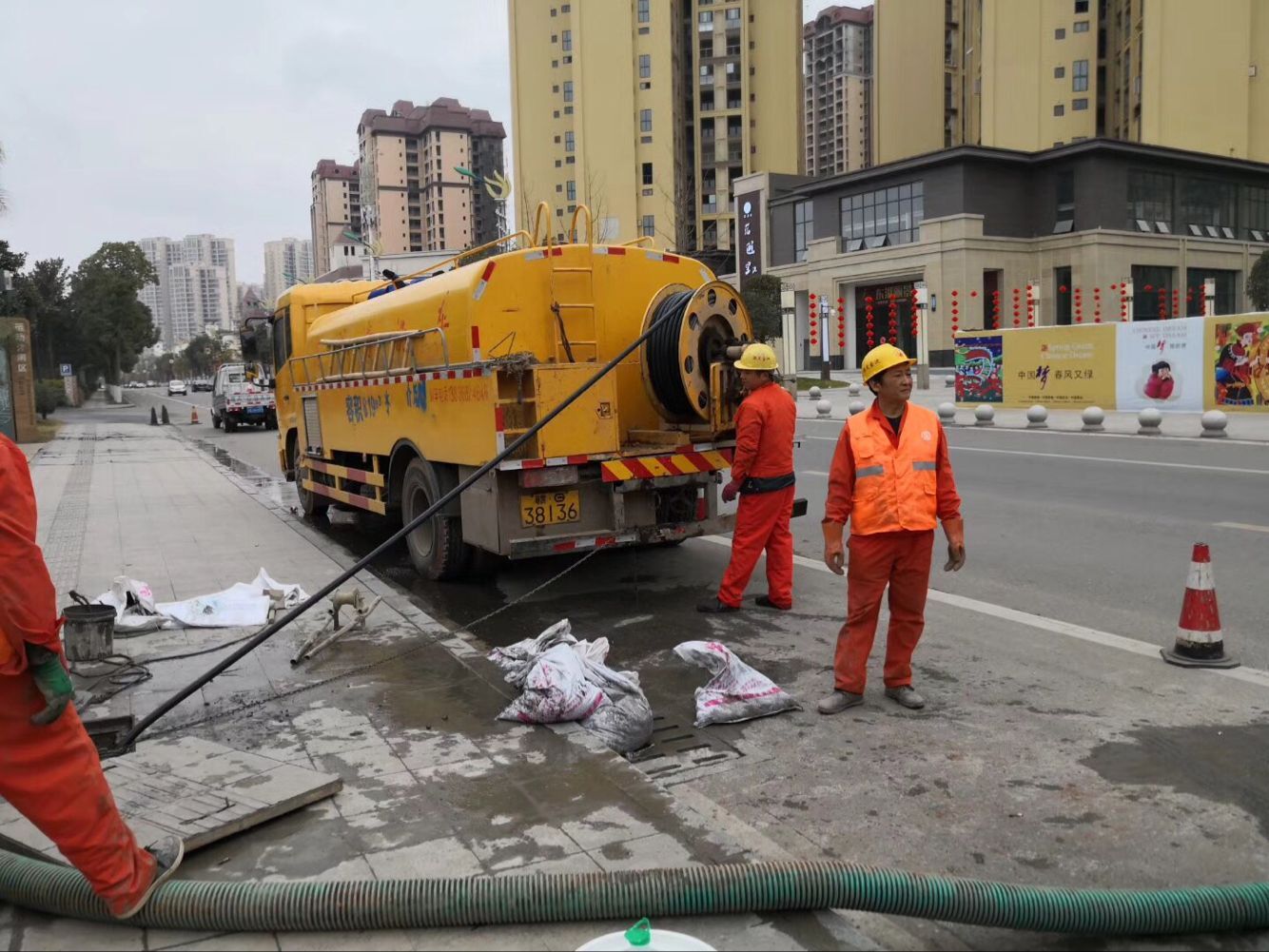 铅山排污管道清淤-管道清洗